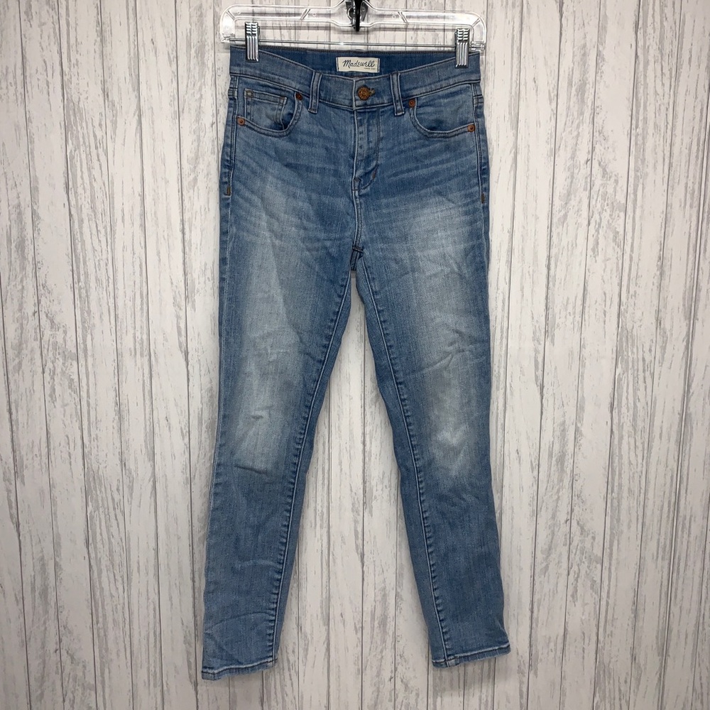 Womens Size 26 Madewell High Riser Crop Jeans EUC
